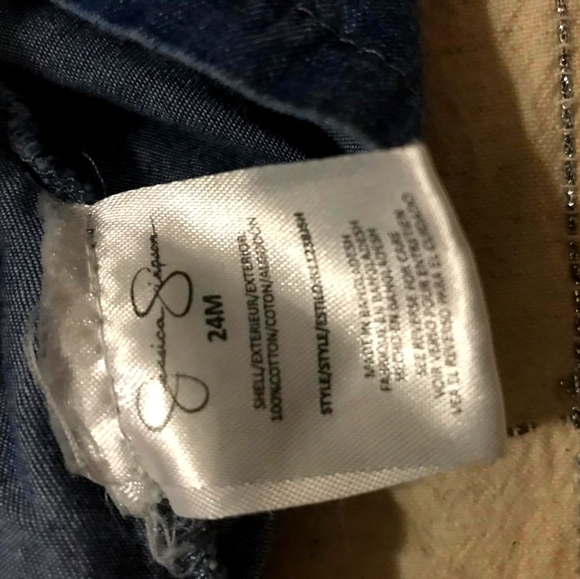 Jessica Simpson 24mo Jean Dress - Picture 2 of 2